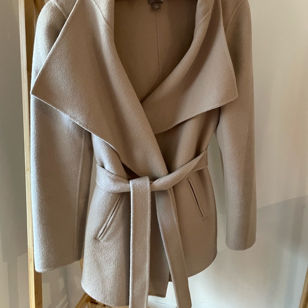 J.Jill wool-angora wrap coat